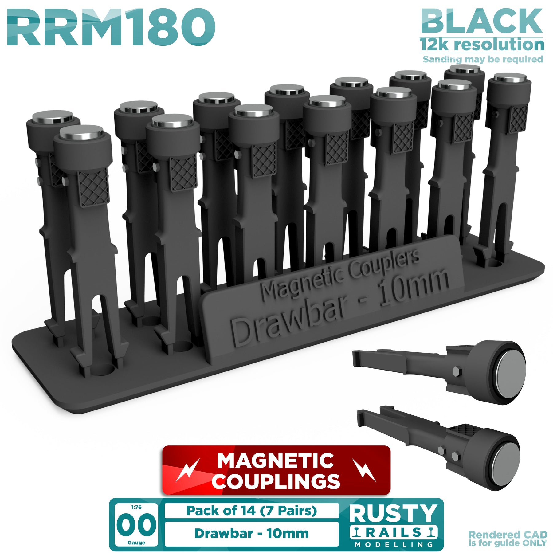 Rusty Rails Modelling Magnetic Couplings