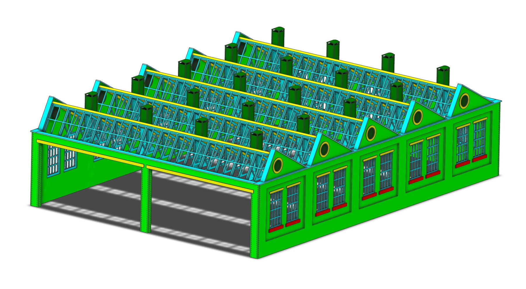 New PJM Models steam shed kit available now!