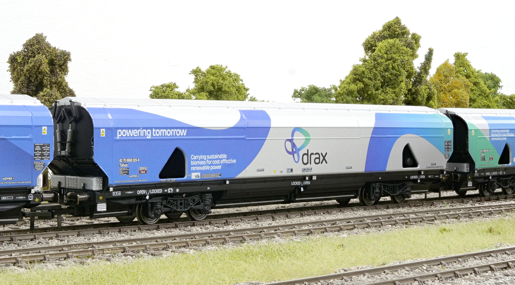 Exclusive Drax biomass wagons arrive for ‘OO’ gauge