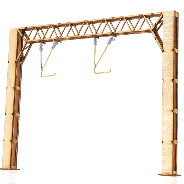 First portal gantries join PJM Models catenary range