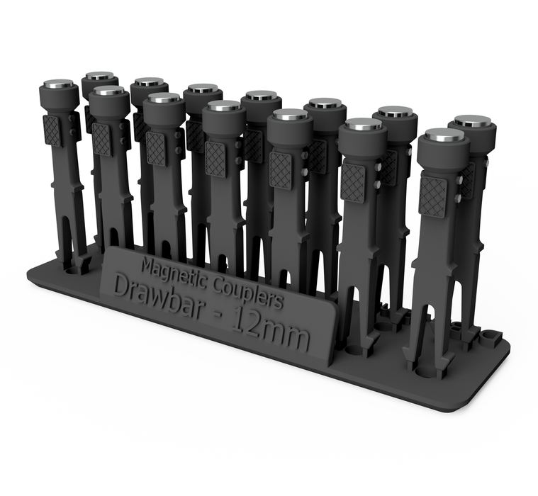 Rusty Rails 'OO' gauge 12mm Magnetic Drawbar Coupling