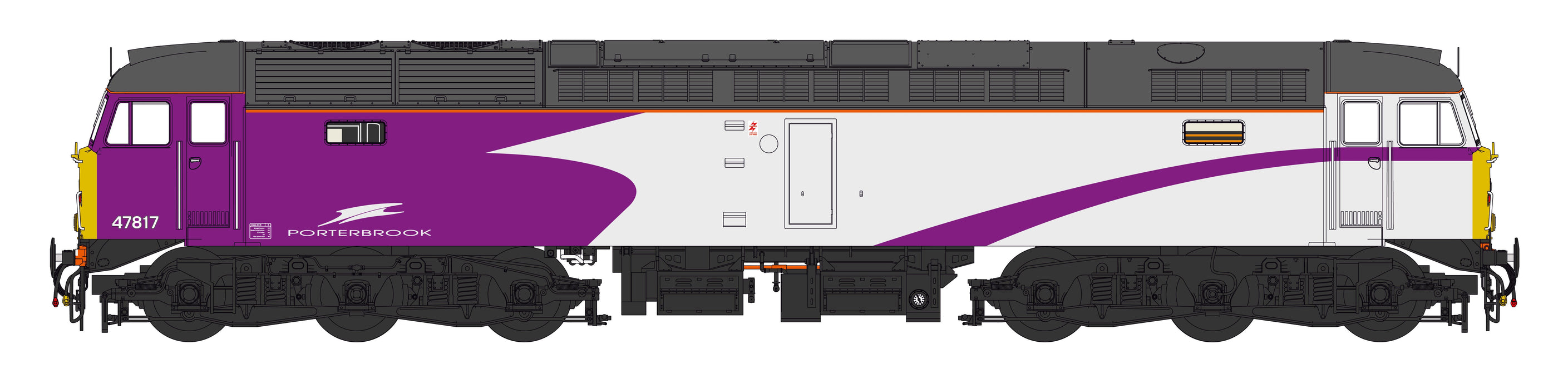 Preorder Heljan Class 47 47817 - Porterbrook DCC ready