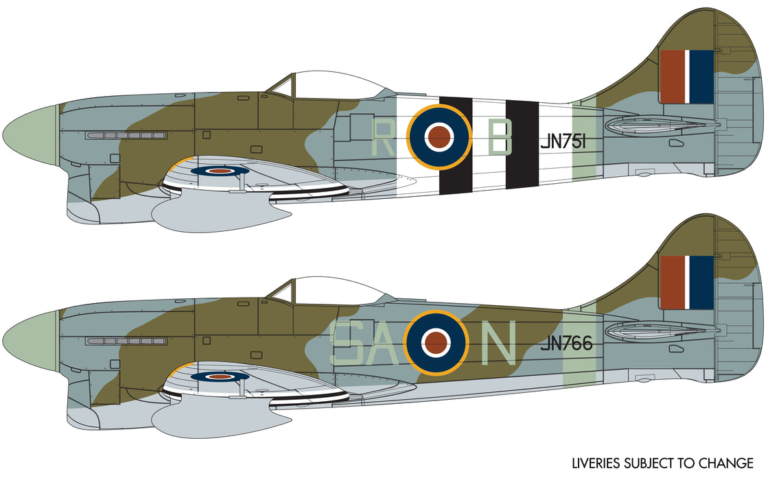 Airfix Hawker Tempest Mk V 1:72 Scale