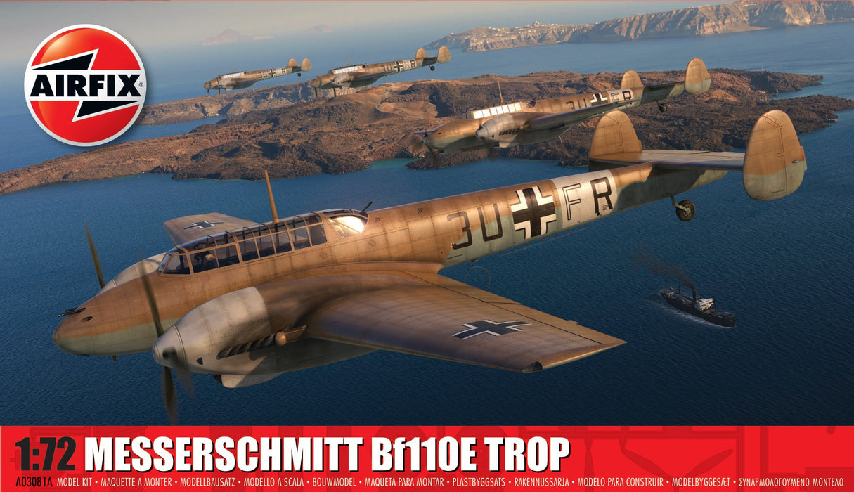Airfix Messerschmitt Bf110E E-2 TROP