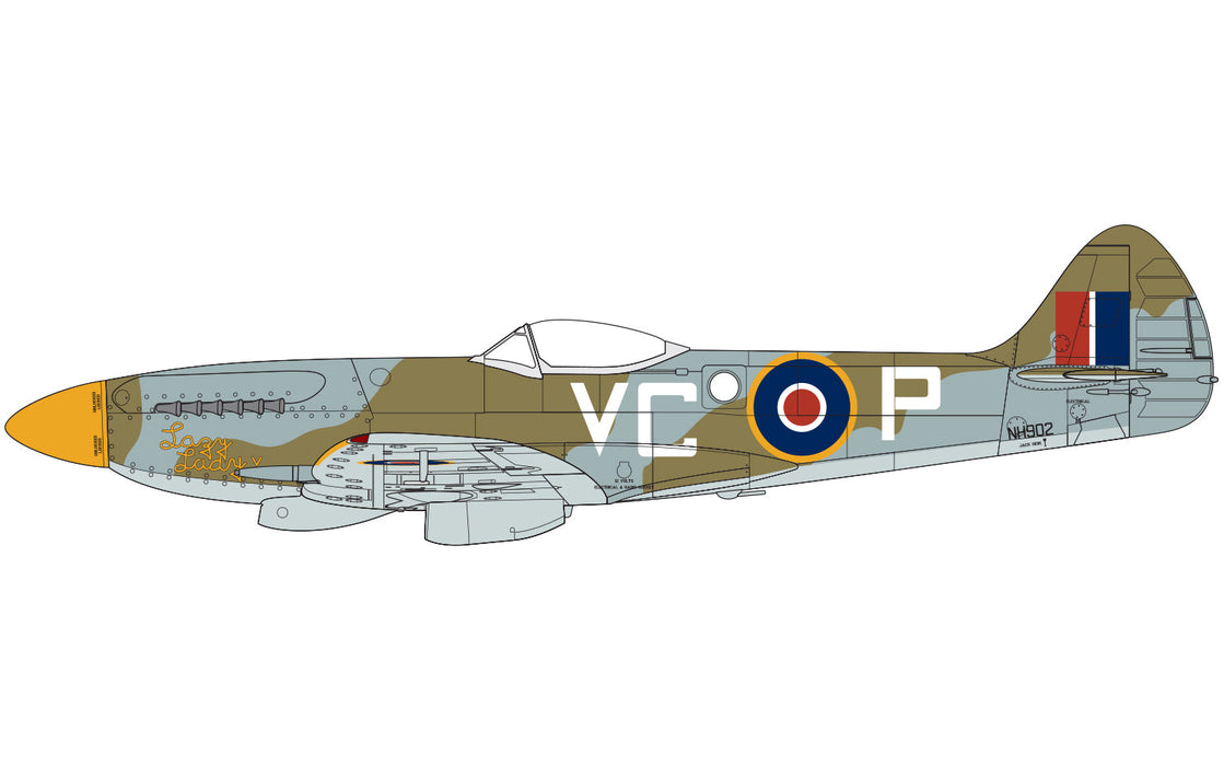 Airfix Supermarine Spitfire FR Mk.XIV 1:48 Scale