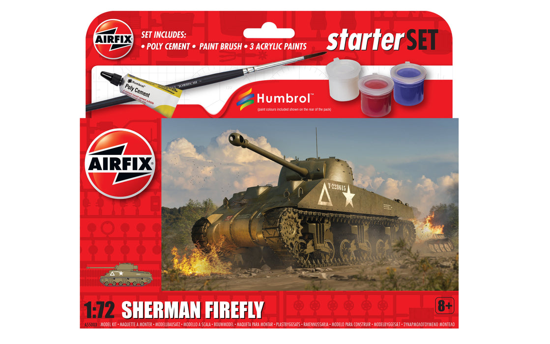 Airfix Sherman Firefly 1/72 scale starter set