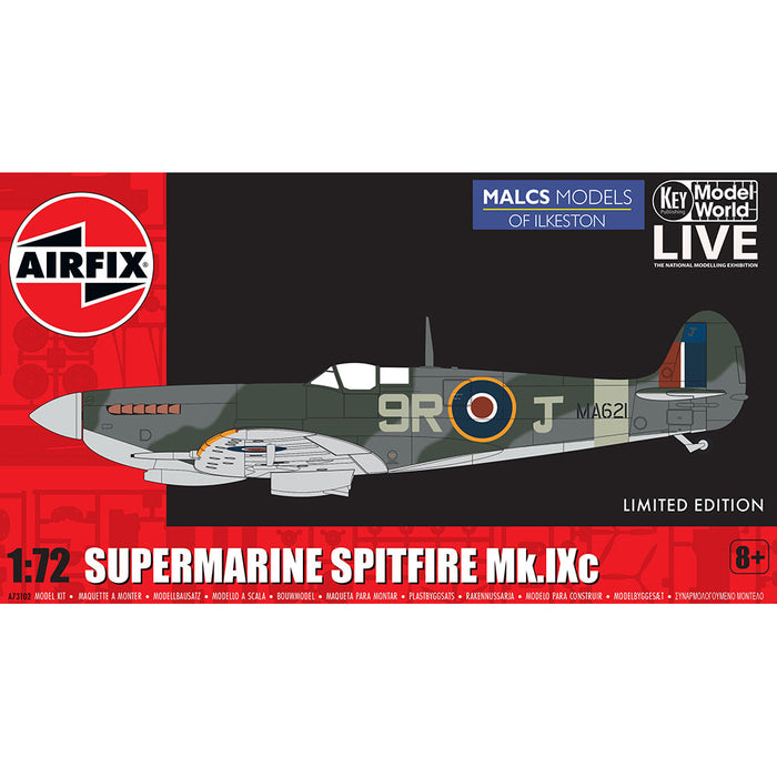 Exclusive Airfix Spitfire Mk.IXc 1/72 scale starter set