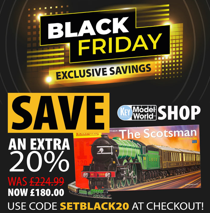 BLACK FRIDAY DEAL! Save 20% on Hornby TT:120 scale train sets until November 30 2024