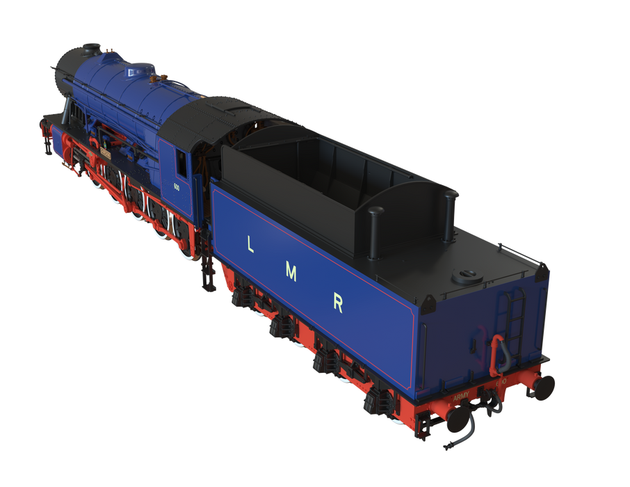Pre Order WD 2-10-0 600 GORDON 1960s LMR Blue DCC Ready
