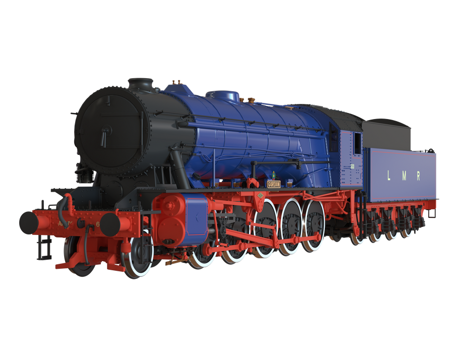 Pre Order WD 2-10-0 600 GORDON 1960s LMR Blue DCC Ready