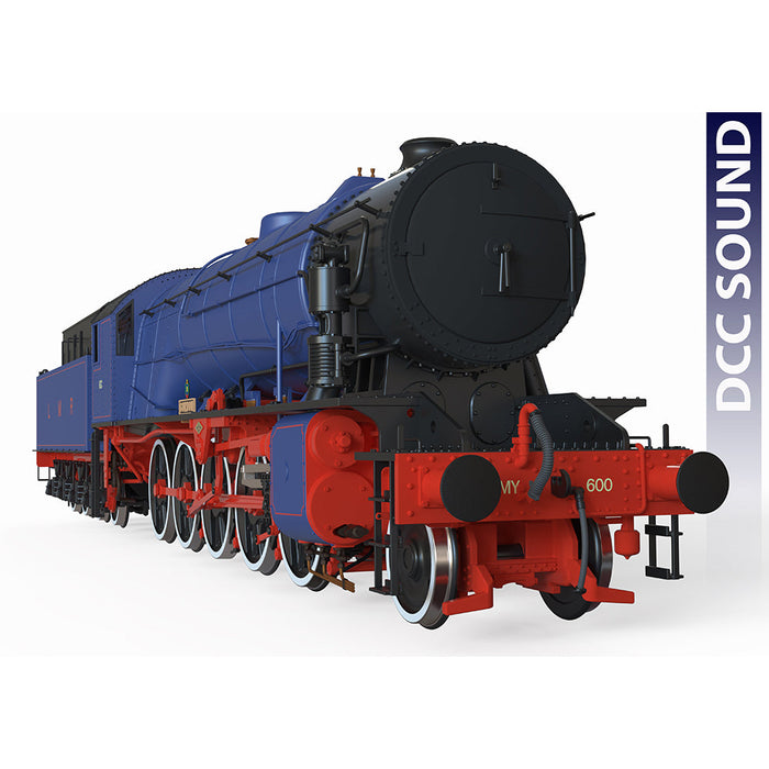 Pre Order WD 2-10-0 600 Gordon 1960s LMR Blue DCC Sound