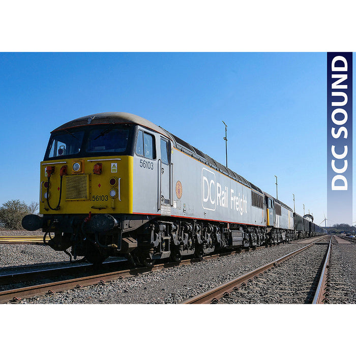 Pre-order Cavalex Class 56 56103 DCR grey DCC sound fitted