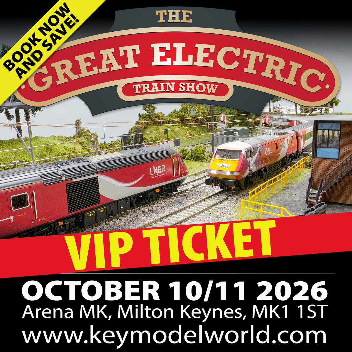 Scouting Train Vip Great Electric Train Show 2026 - VIP Weekend Ticket — Key Model World Shop