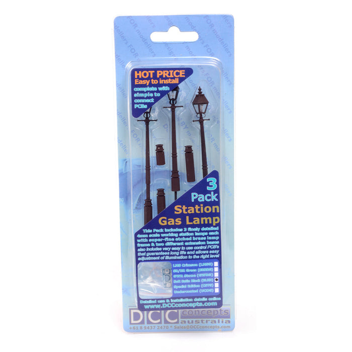 Gas Lamp Plain Triple Pack