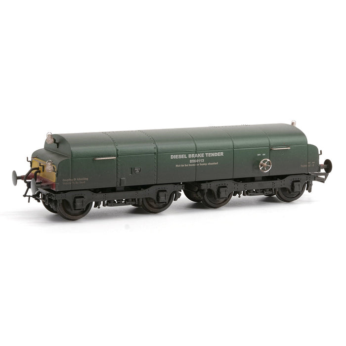 BR Diesel Brake Tender B964113 BR Green (Weathered & Yellow)
