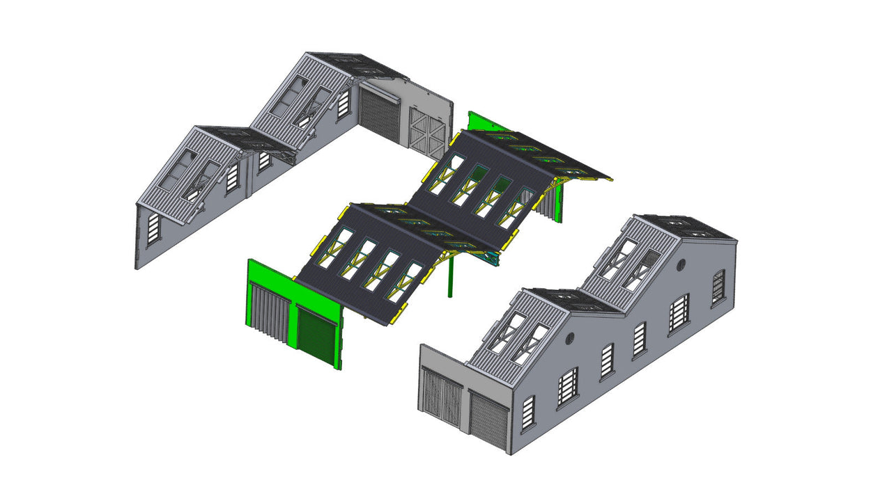PJM Models OO gauge Derby Works width extension kit