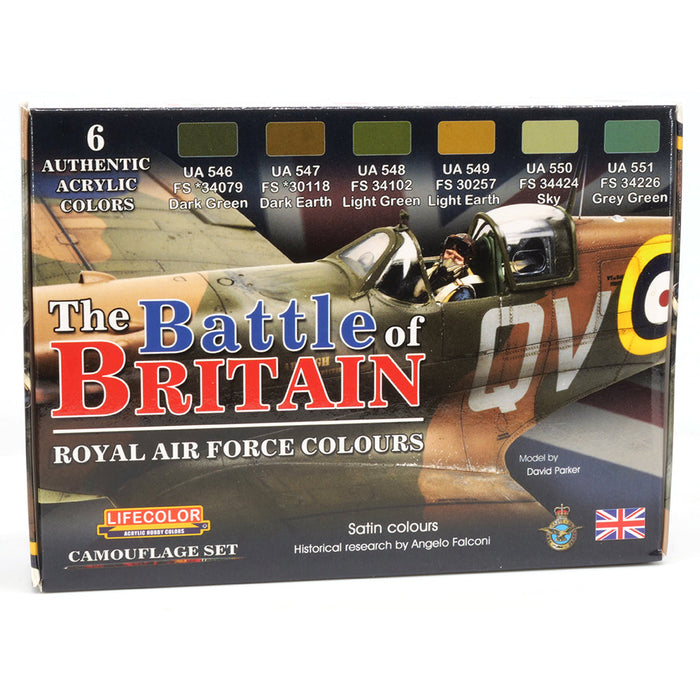 LifeColor Battle of Britain RAF paint set