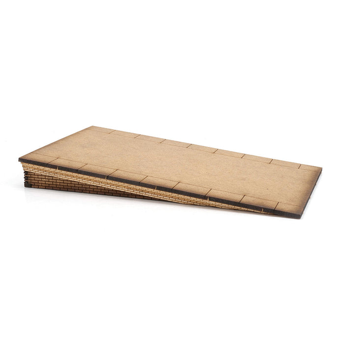 PJM OO Gauge Double Platform Ramp With Brick Edges
