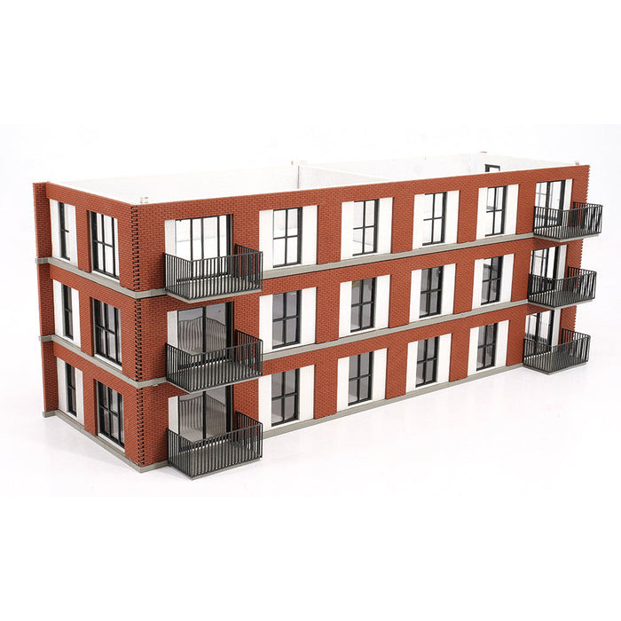 PJM Models OO gauge single-storey triple pack flat extension