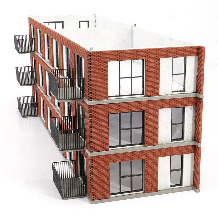 PJM Models OO gauge single-storey triple pack flat extension