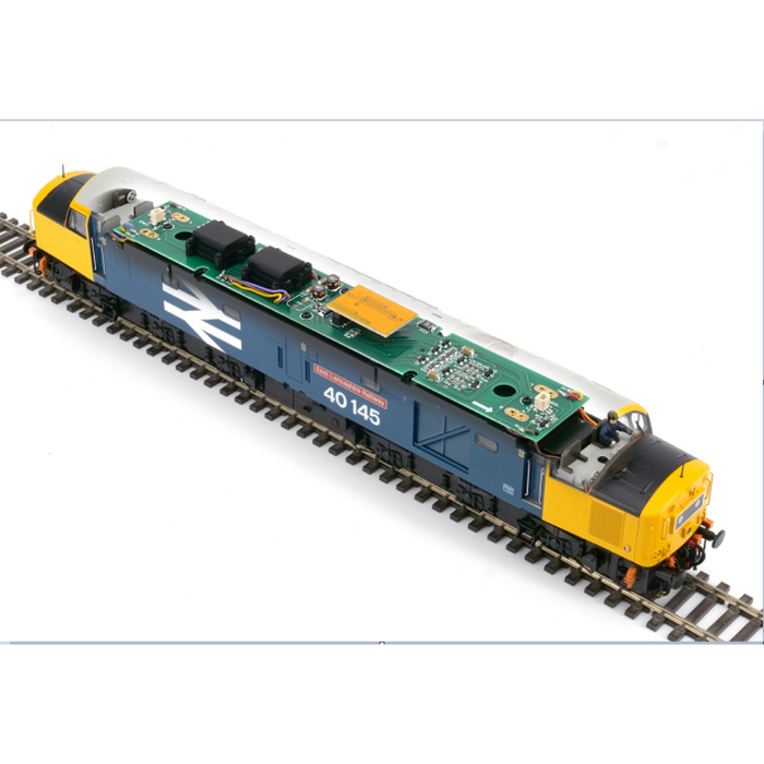 Bachmann Class 40 40145 BR large logo blue DCC sound fitted