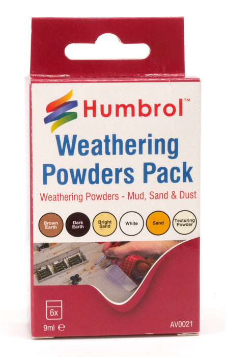 Humbrol Weathering Powders Pack AV0021