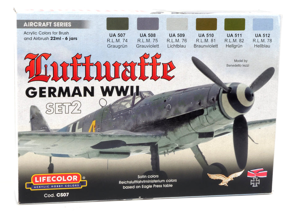 LifeColor German WWII Luftwaffe Paint Set 2