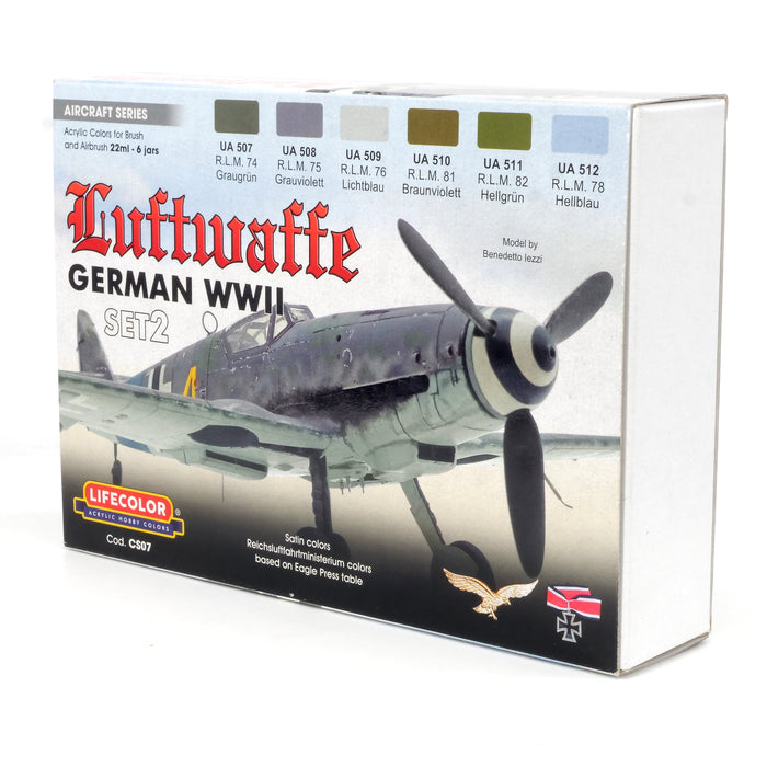 LifeColor German WWII Luftwaffe Paint Set 2