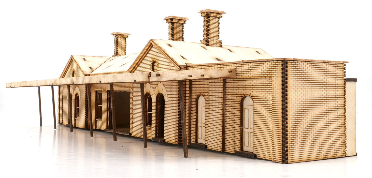 LBSCR Sydenham Station Building Laser-Cut Kit for OO Gauge