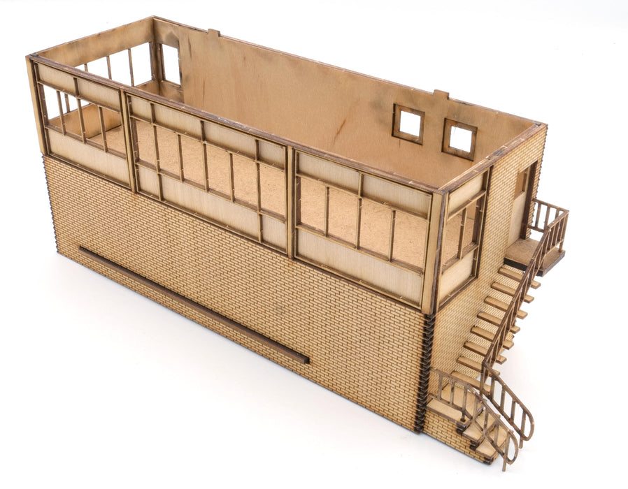 Exmouth Junction signalbox laser-cut kit for OO gauge.