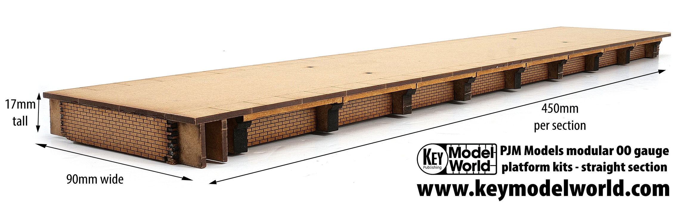 PJM Models OO gauge Triple Platform pack with Lintel Edges