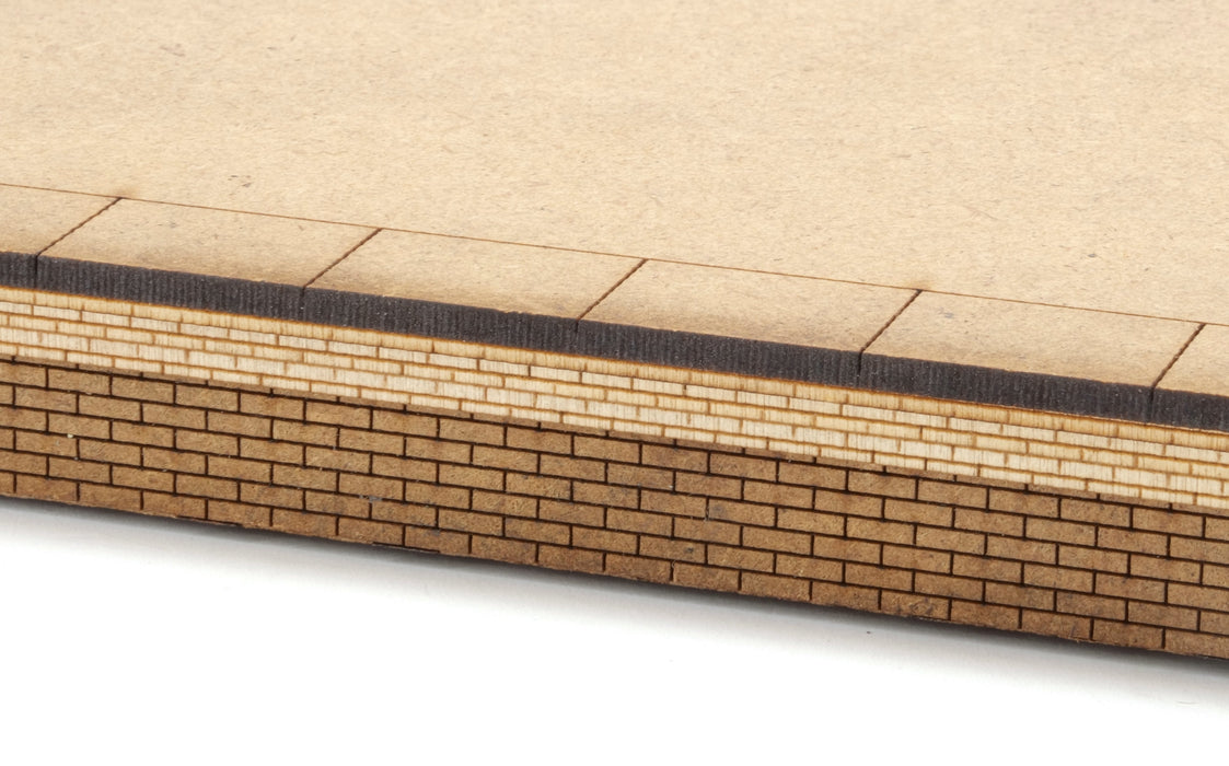 PJM OO Gauge Terminus Platform With Brick Edges