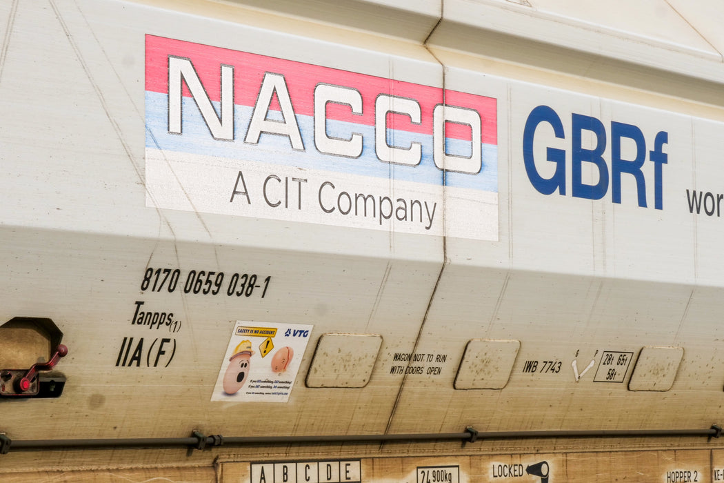 Pre-order Revolution Trains IIA-F wagon NACCO GBRf livery V1