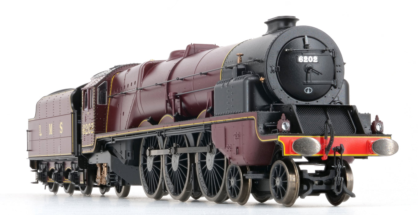 Hornby OO gauge LMS Turbomotive 4-6-2 6202 c1937 DCC sound