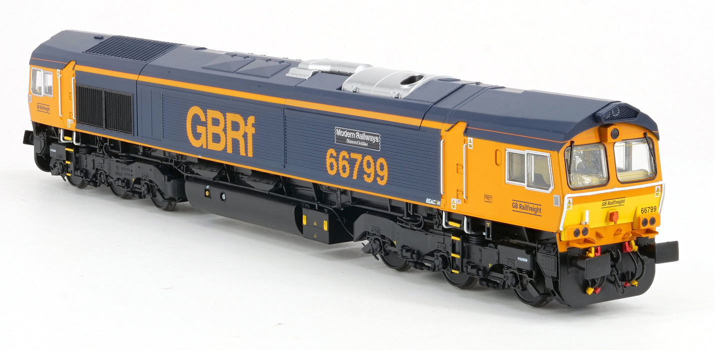 Pre-order Accurascale Class 66 66799 GBRf blue DCC ready
