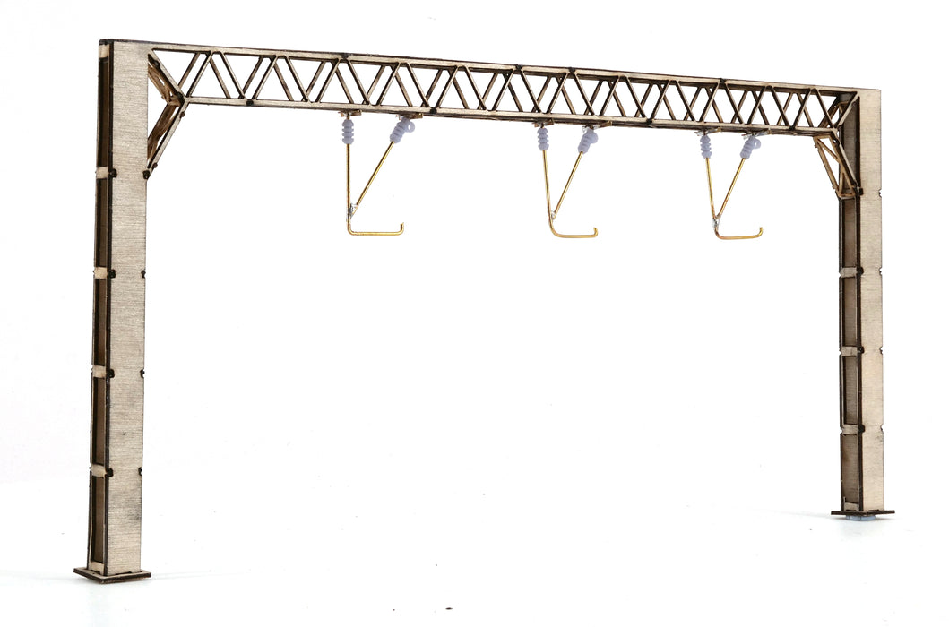 PJM Models OO gauge three-track Portal Gantry Twin Pack