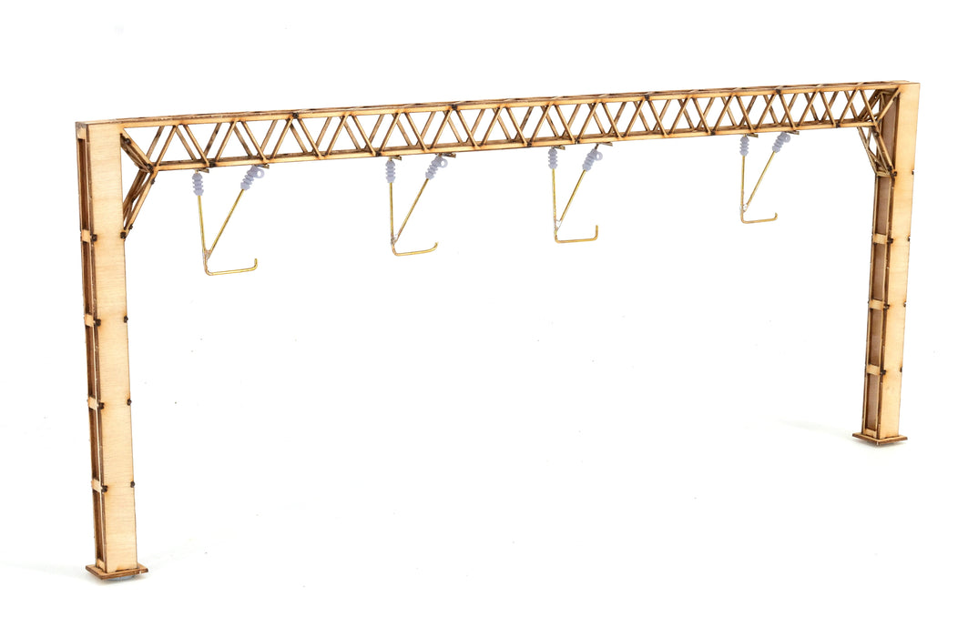 PJM Models OO gauge four-track Portal Gantry Twin Pack