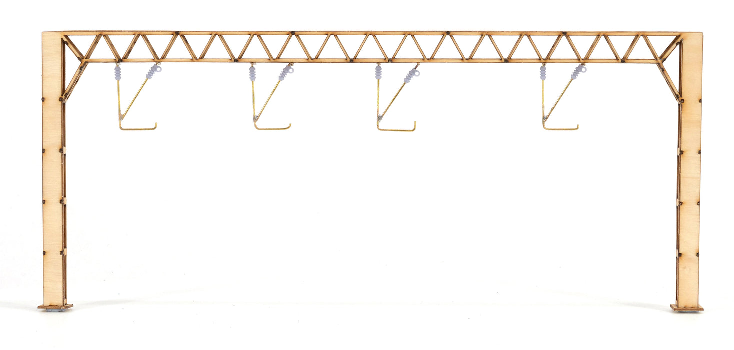 PJM Models OO gauge four-track Portal Gantry Twin Pack