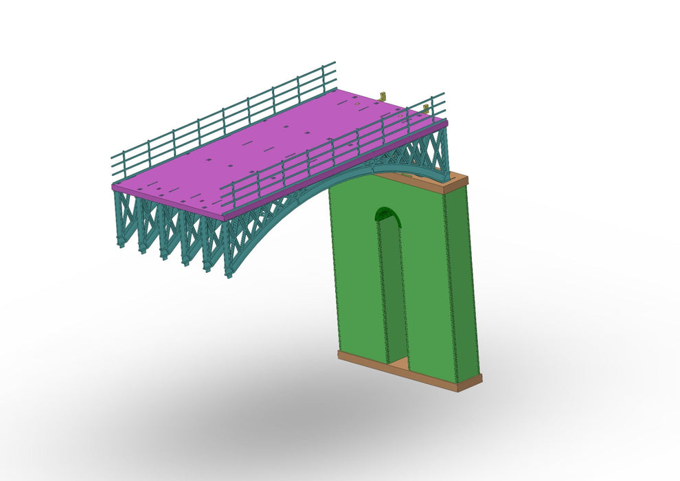 OO Gauge Laser-Cut Viaduct Single Inner Arch Kit