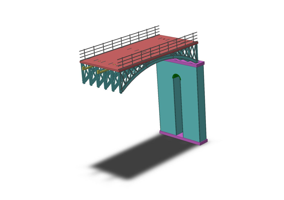 TT:120 Scale Laser-Cut Viaduct Single Inner Arch Kit