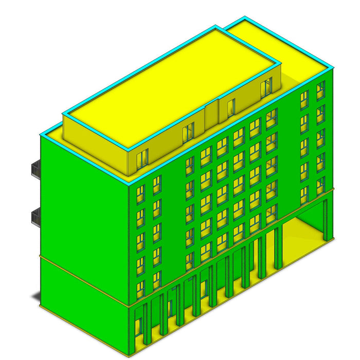 PJM Models OO gauge Watford Marri St flats laser-cut kit