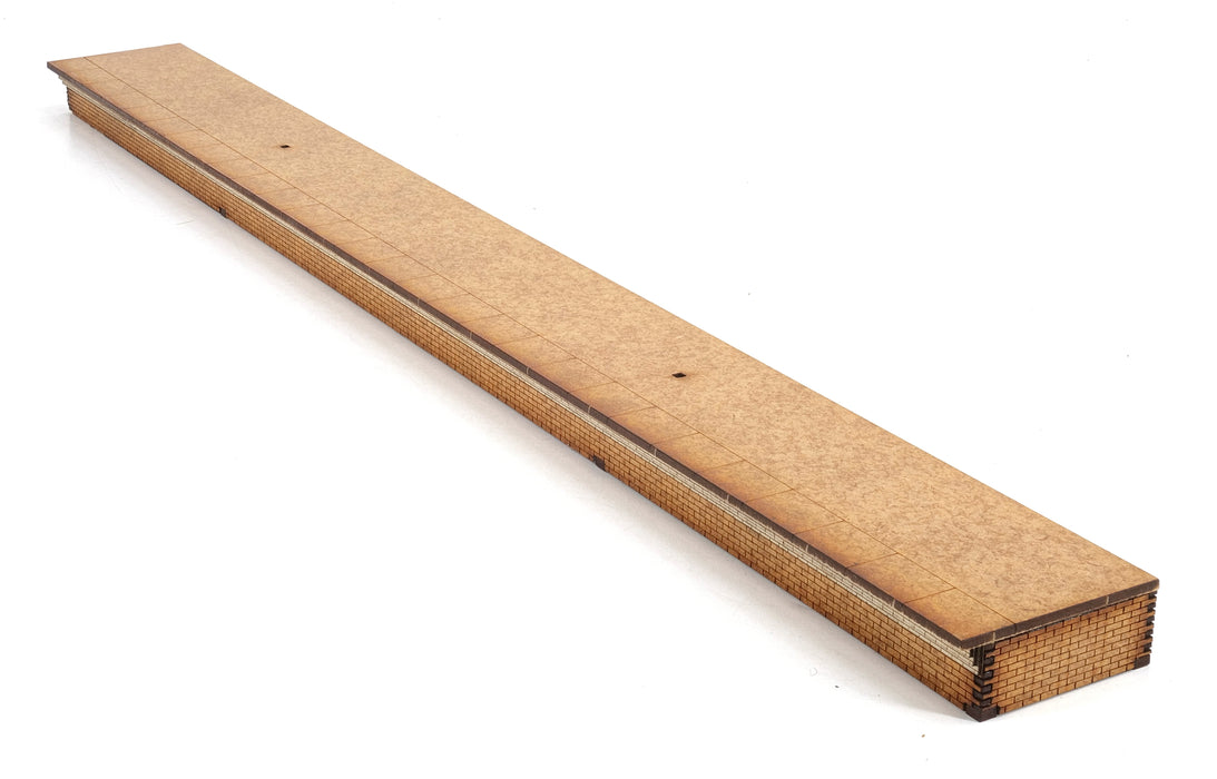  PJM Models OO gauge half width laser-cut platform kits with brick edges