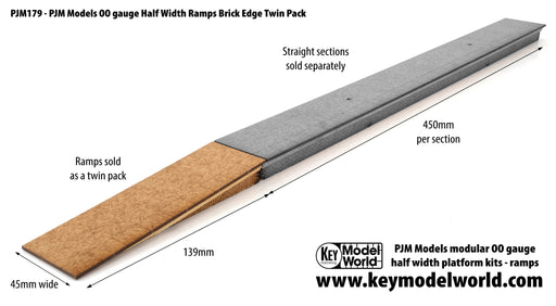  PJM Models OO gauge laser-cut half width platform kits