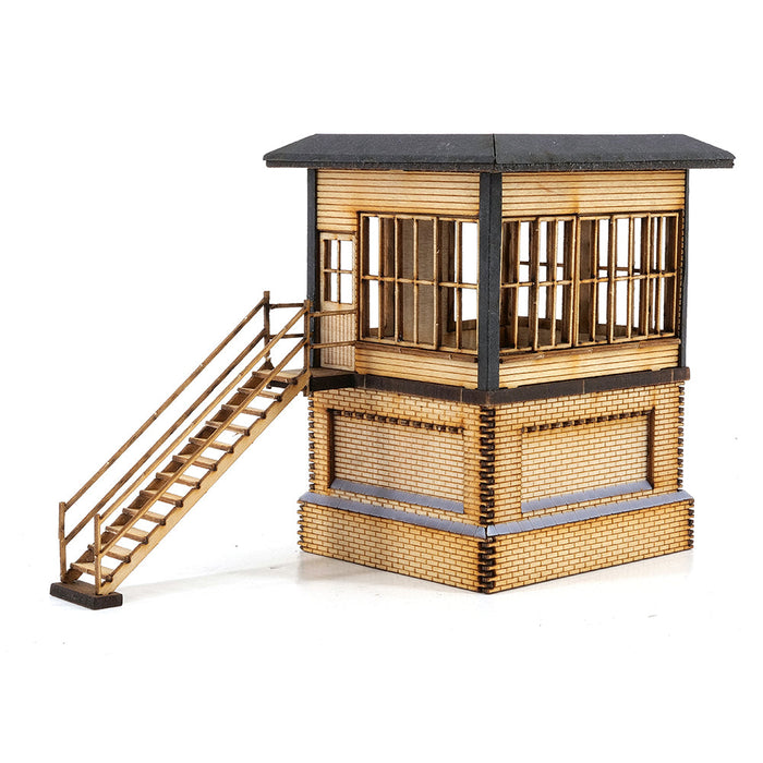 PJM Models OO gauge Crewe North A signalbox laser-cut kit
