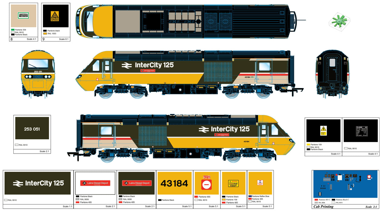 Key Publishing has commissioned a limited edition modelling CrossCountry HST power cars 43184 Laira Diesel Depot and 43366 HST 40 for OO gauge from Hornby. Pre-order today from the Key Model World Shop.