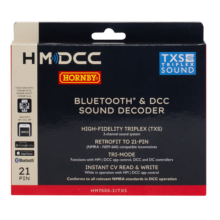 HM7000-21TXS Bluetooth and DCC Sound Decoder 21-pin
