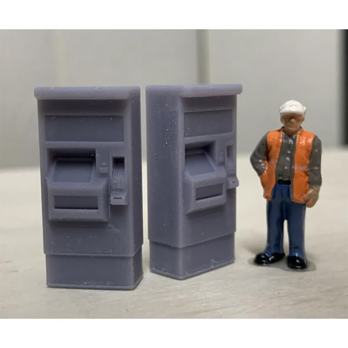 Rusty Rails OO Gauge Ticket Machines 3 pack