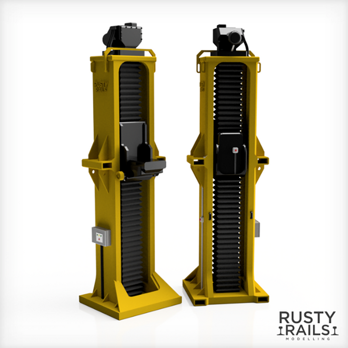 Rusty Rails OO Gauge Lifting Jacks 4 Pack