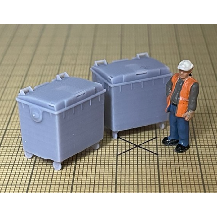 Rusty Rails OO Gauge Large Bins 5 pack
