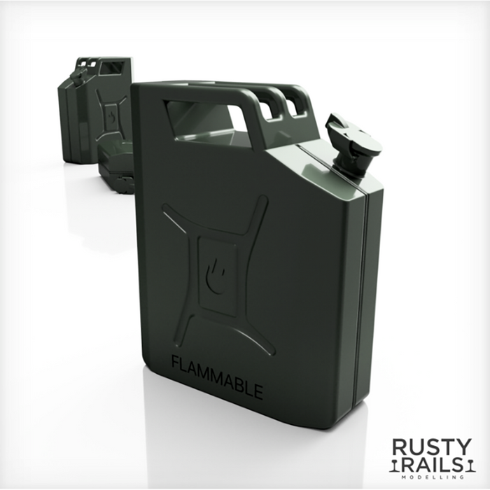 Rusty Rails OO Gauge Jerry Cans 20 Pack